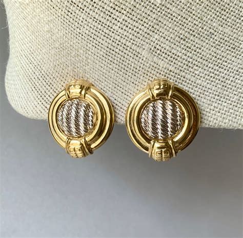 givenchy mens earring|givenchy clip on earrings vintage.